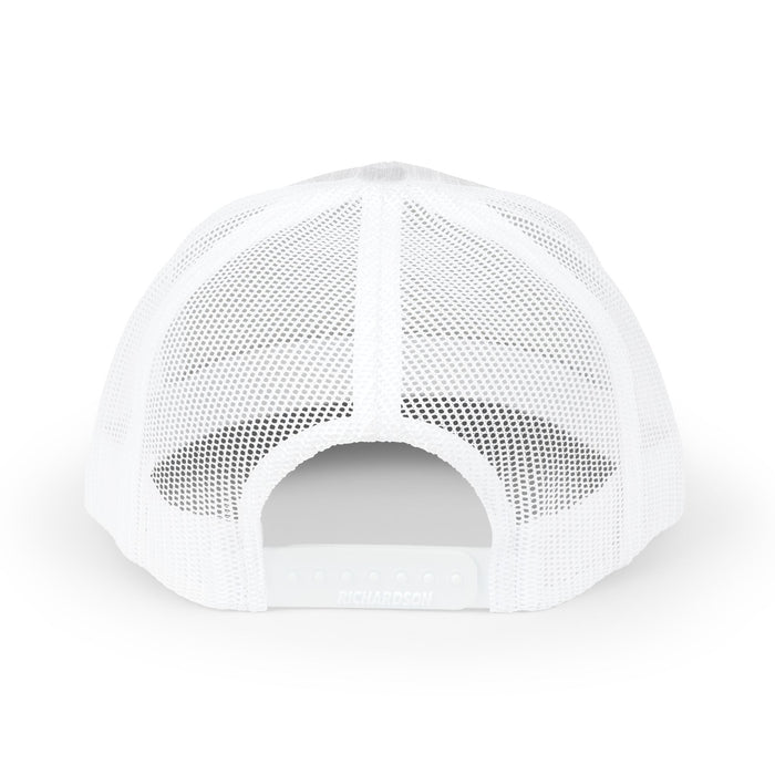 Upcharge Snapback Trucker Cap — Retro Pointing Hands Design
