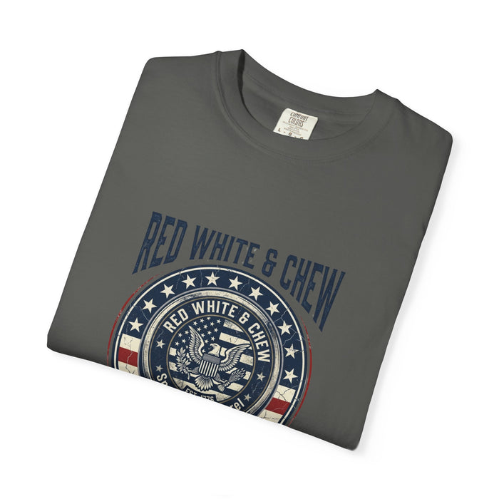 Snuff Cup Apparel | Red, White, & Chew Patriotic T-shirt