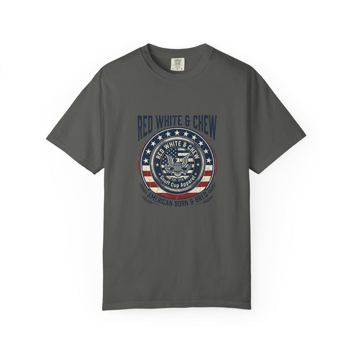 Snuff Cup Apparel | Red, White, & Chew Patriotic T-shirt