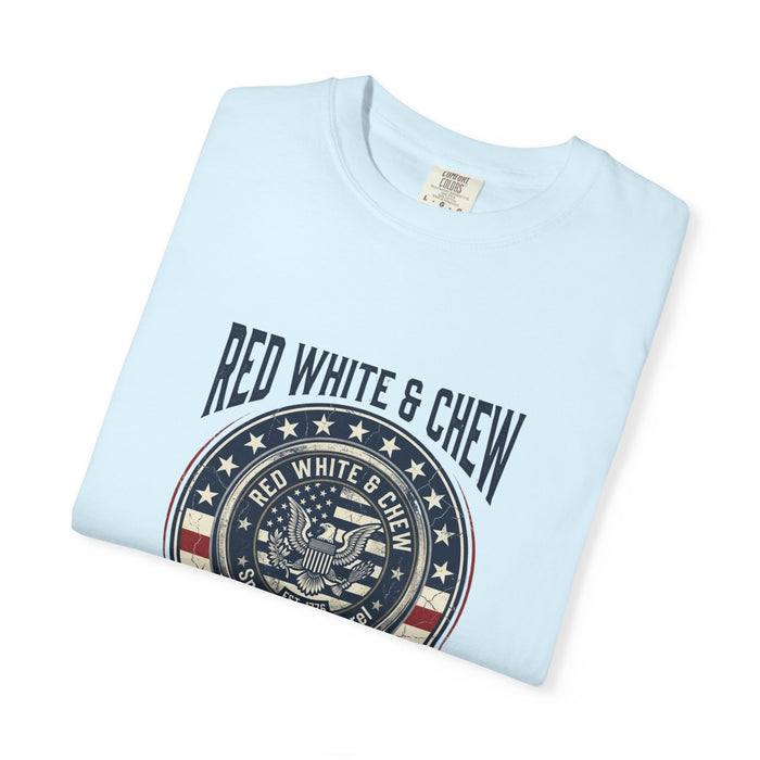 Snuff Cup Apparel | Red, White, & Chew Patriotic T-shirt