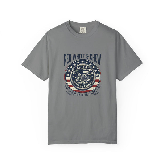 Snuff Cup Apparel | Red, White, & Chew Patriotic T-shirt
