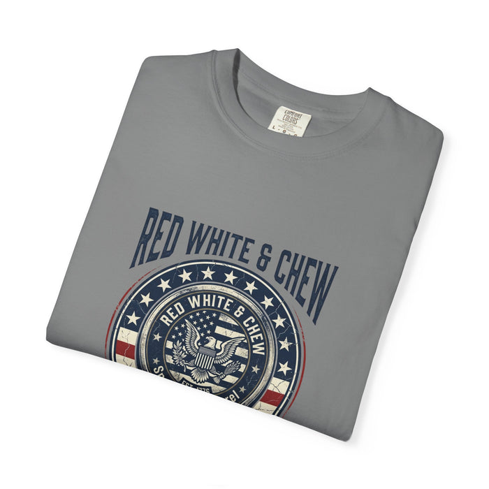 Snuff Cup Apparel | Red, White, & Chew Patriotic T-shirt