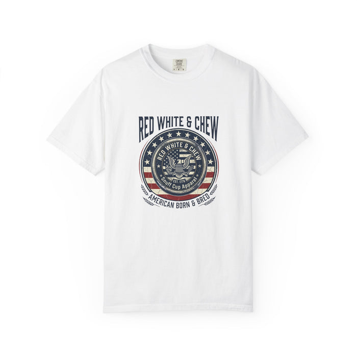 Snuff Cup Apparel | Red, White, & Chew Patriotic T-shirt