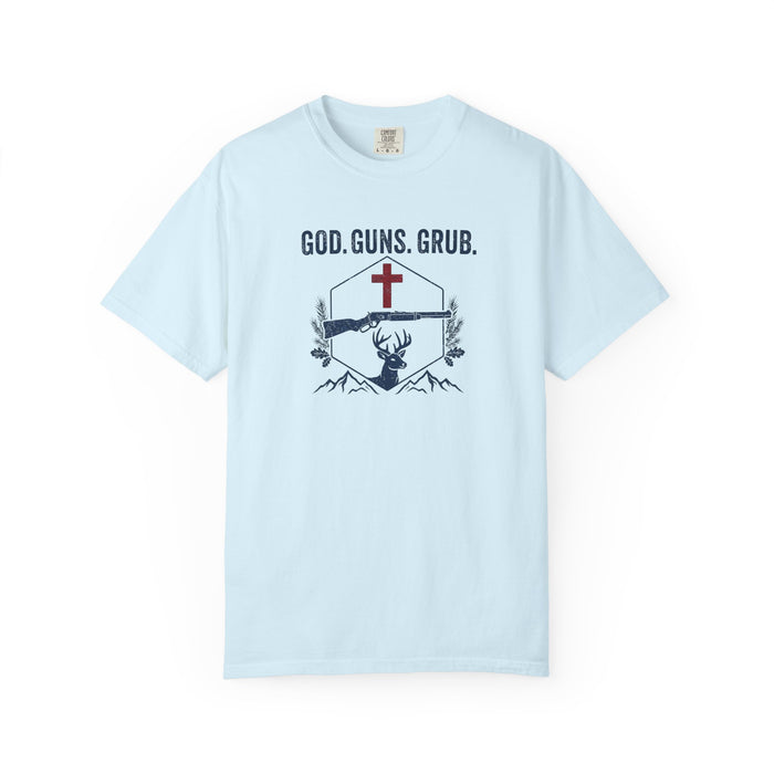 Snuff Cup Apparel | God. Guns. Grub. Graphic T-Shirt, Christian Hunting Tee
