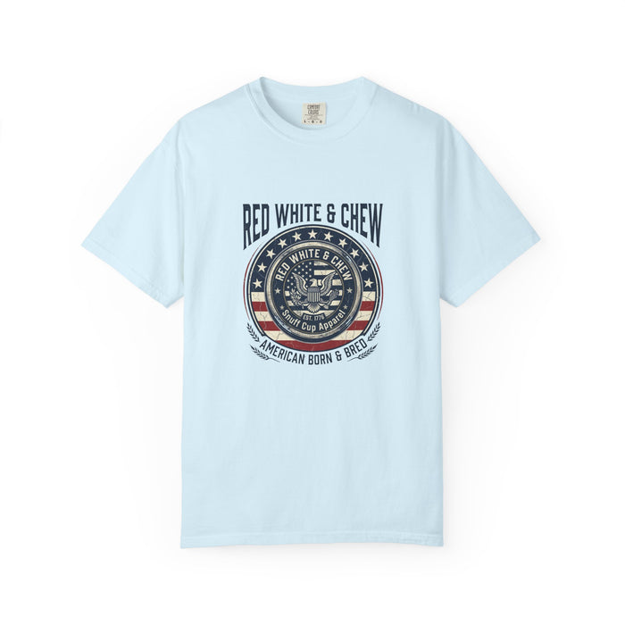 Snuff Cup Apparel | Red, White, & Chew Patriotic T-shirt