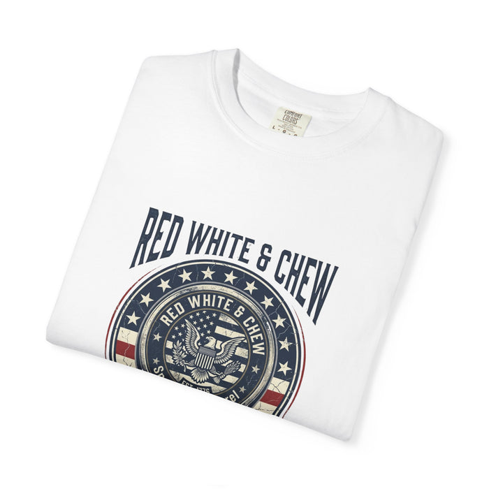 Snuff Cup Apparel | Red, White, & Chew Patriotic T-shirt