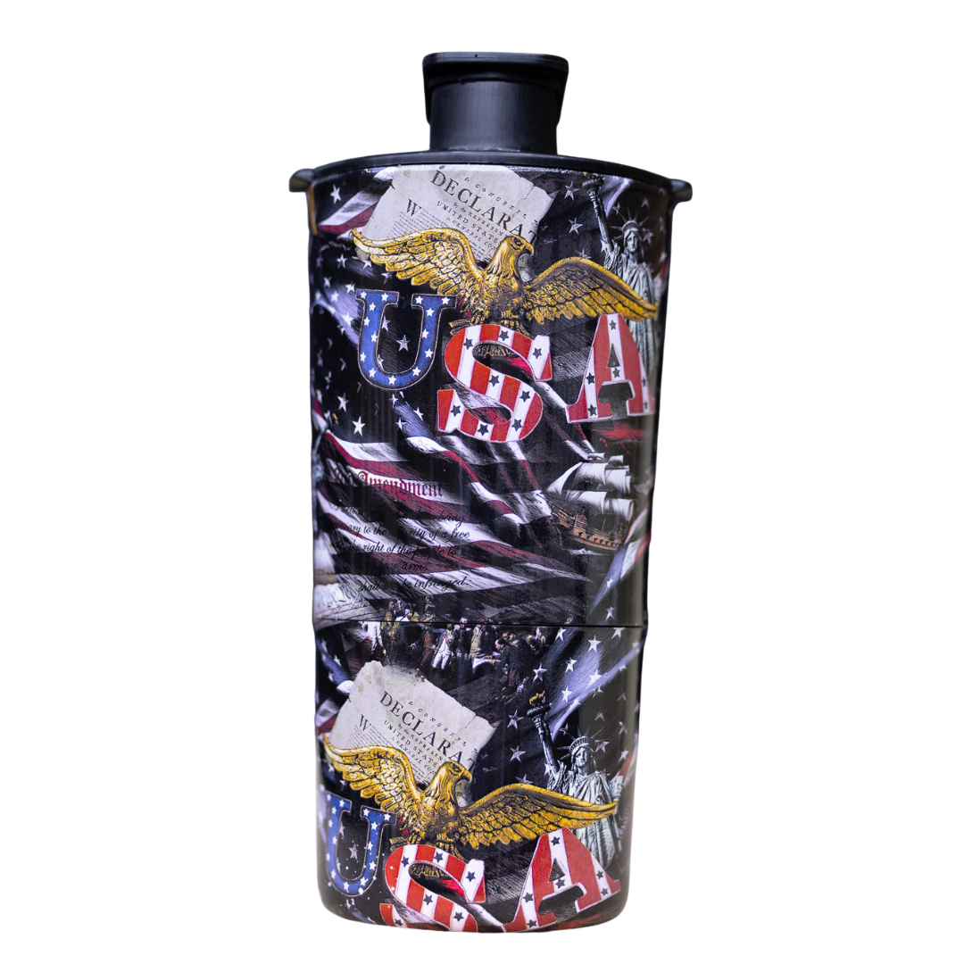 A single green leaf against a white background.