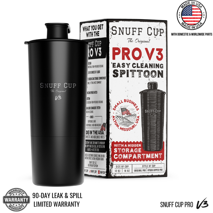 The Snuff Cup Pro™ + Disposable Liners Bundle